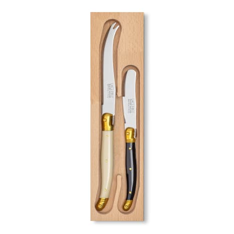 Image of Laguiole by Andre Verdier Cheese & Butter Knife Set, Set of 2