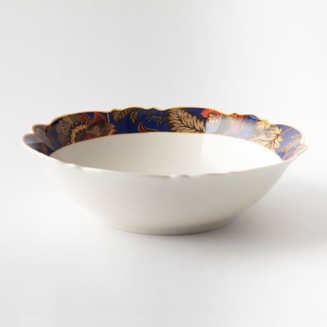 Image of Jenna Clifford Blue Fern Salad Bowl, 23cm