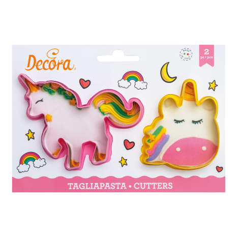 Image of Decora Cookie Cutters Magic Unicorns, Set of 2