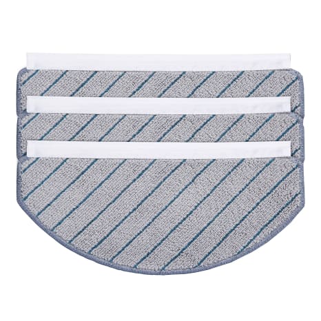Image of Ecovacs Replacement Washable Mopping Cloths for Deebot T10 Robot Vacuum Cleaner & Mop, Pack of 3