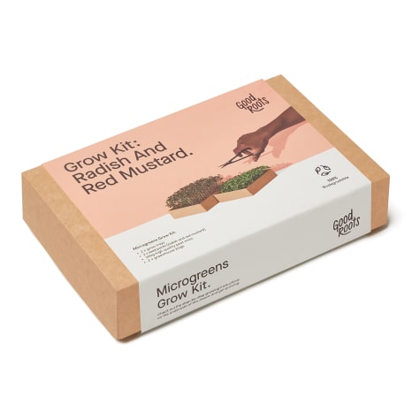 Image of Good Roots Microgreens Radish & Red Mustard Growing Kit