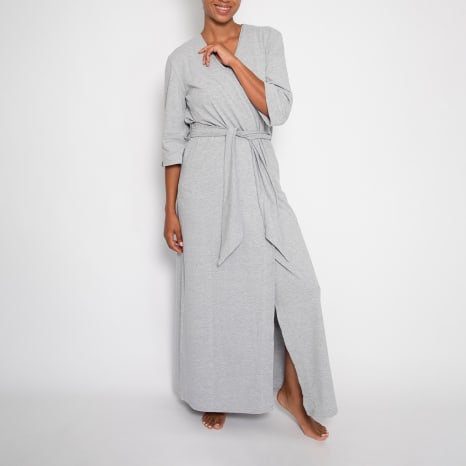 Image of The T Shirt Bed Company The Maxi Gown in Soft Grey