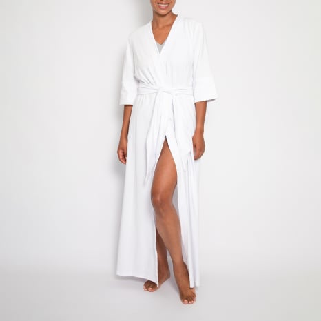 Image of The T Shirt Bed Company The Maxi Gown in Scandinavian White