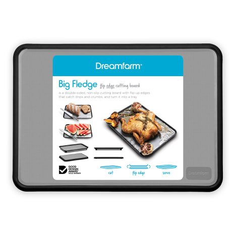 Image of Dreamfarm Fledge Flip Edge Double Sided Cutting Board