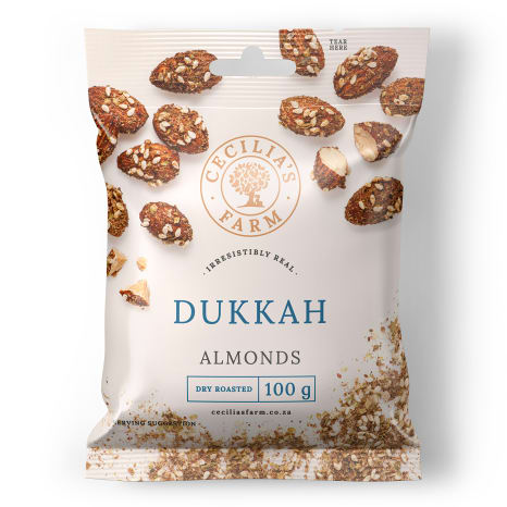 Image of Cecilia's Farm Dukkah Flavoured Roasted Almonds, 100g