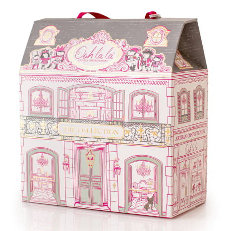 Image of Ooh La La Artisan Confectionery The Pebbles Collection Gift Box House, 400g