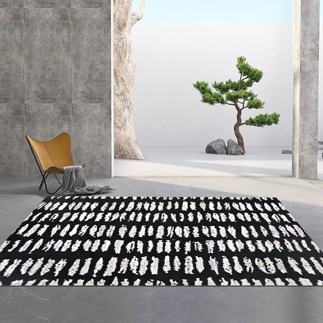 Image of Fotakis Rugs & Floors Lucia Supersoft Black Heat Set Rug