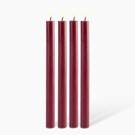 Image of Okra Candle Traditional Dinner Candles, Set of 4