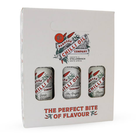 Image of Banhoek Chilli Oil Gift Pack, Set of 3