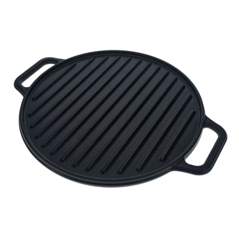 Image of Victoria Seasoned Round Reversible Cast Iron Griddle, 32cm