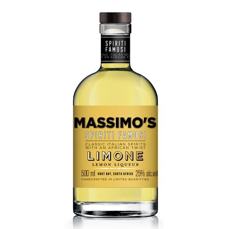Image of Massimo's Spiriti Famosi Limone Limoncello Liqueur, 500ml