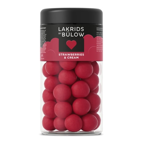 Image of Lakrids by Bulow Limited Edition Strawberries and Cream Chocolate Coated Liquorice, 270g