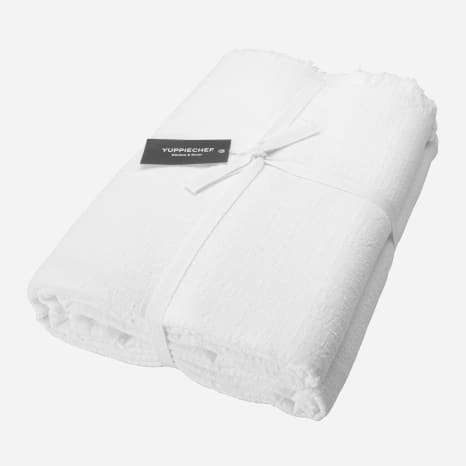 Image of Yuppiechef Stonewashed Cotton White Tablecloth