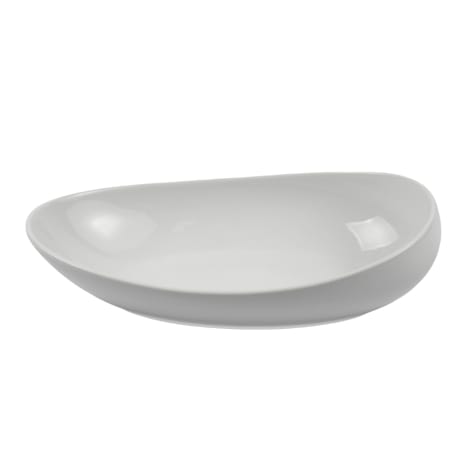 Image of Omada Irregular Porcelain Oval Plate, 29.8cm