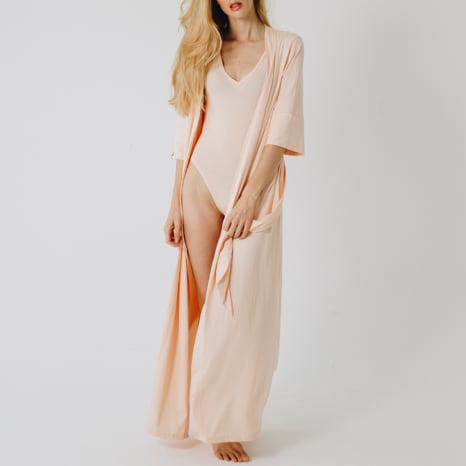Image of The T Shirt Bed Company The Maxi Gown in Rosewater
