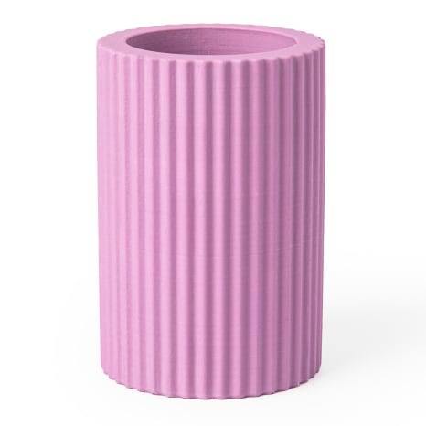 Image of Alkaline Medium Ribbed Candle Holder