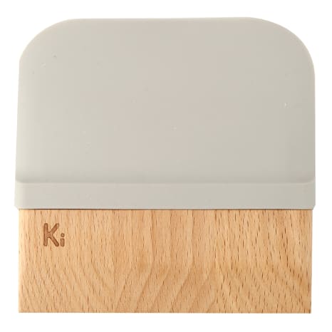 Image of Kitchen Inspire Silicone and Wood Bench Scraper