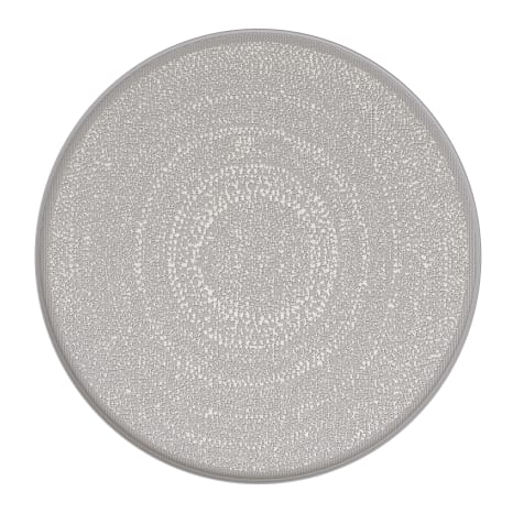 Image of Fotakis Rugs & Floors Grey Lineo Circle Outdoor Rug