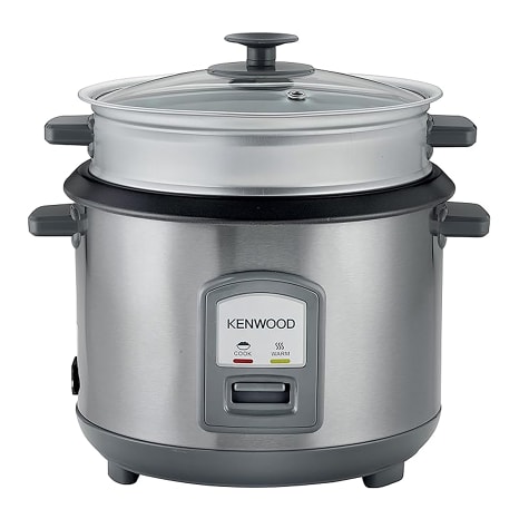 Image of Kenwood Stainless Steel Rice Cooker With Steamer Basket, RCM45.000SS