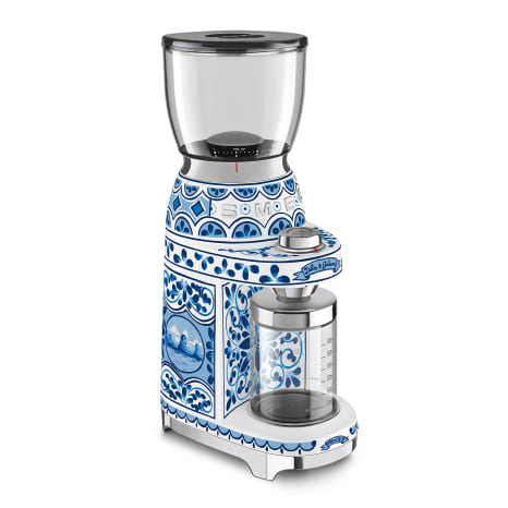 Image of Smeg Blu Mediterraneo Dolce & Gabbana Burr Coffee Grinder