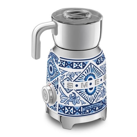 Image of Smeg Blu Mediterraneo Dolce & Gabbana Milk Frother