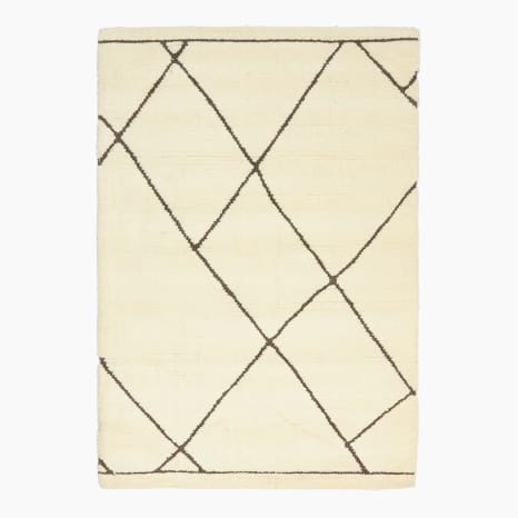 Image of Thread Office Hilo Crosslines Plush Rug, 160cm x 230cm