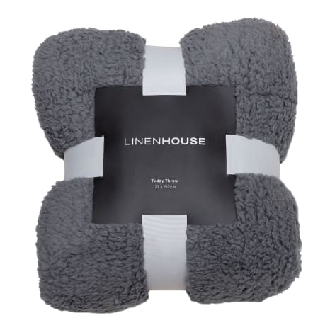 Image of Linen House Teddy Throw