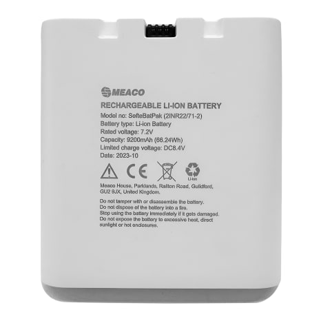 Image of Meaco Battery for Sefte Pedestal and Desktop Fans, 9200mAh