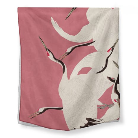 Image of Cara Saven Decor Here and There Pink Tablecloth