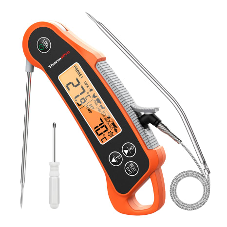 Image of ThermoPro Waterproof Dual Probe Instant Read Thermometer