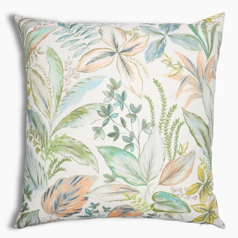 Image of Thread Office Zoey Greenery Printed Scatter Cushion with Feather Blend Inner, 60cm x 60cm