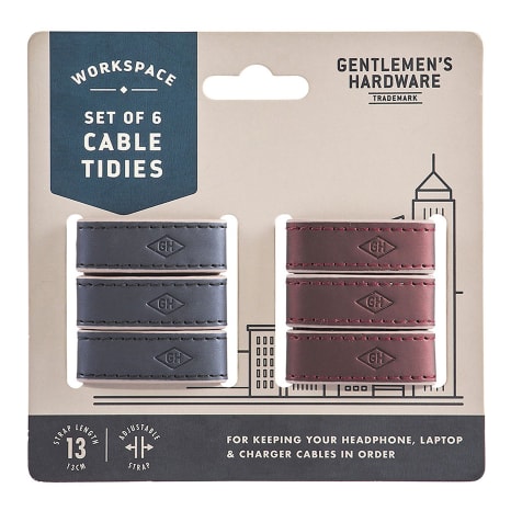 Image of Gentlemens Hardware Cable Tidies, Set of 6