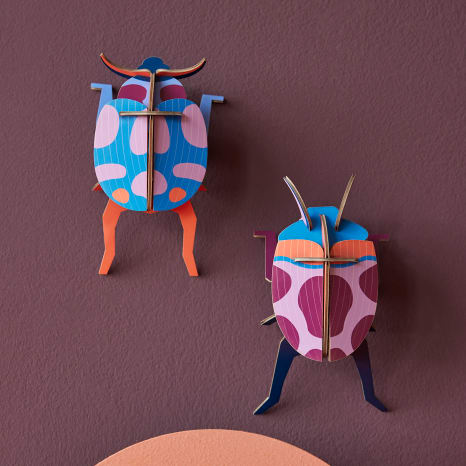 Image of Studio ROOF Coccinelle Couple Paper Wall Art
