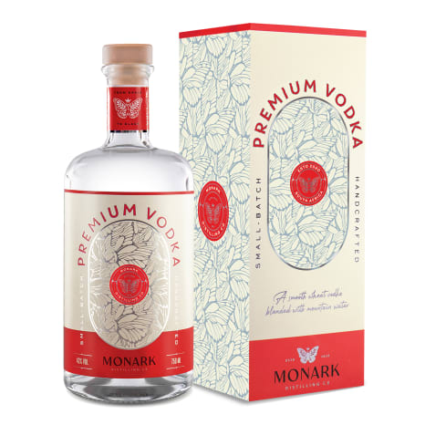 Image of Monark Distillery Premium Vodka, 750ml