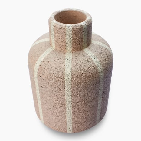 Image of Thread Office Stripe Aerocrete Vessel