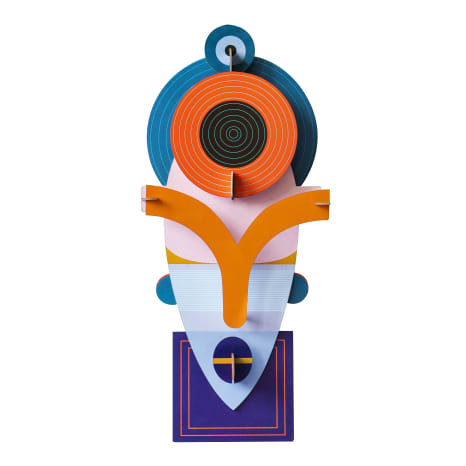 Image of Studio ROOF Lamu Mask Paper Wall Decoration