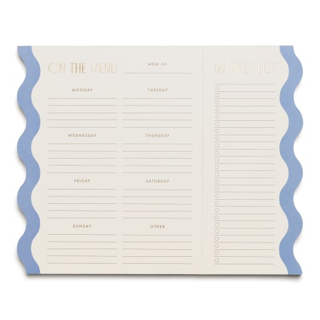 Image of Designworks Ink Cloud Meal Planner Notepad with Magnets