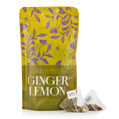 Image of Smith House of Tea Ginger Lemon Tea Bags, Pack of 20
