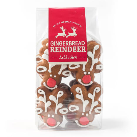 Image of Harck & Heart Gingerbread Red-Nosed Reindeer, 160g
