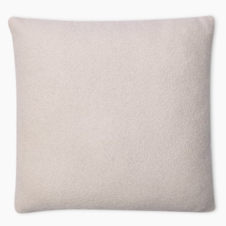 Image of Thread Office Sand Alpaca Fog Scatter Cushion with Feather Blend Inner, 50cm x 50cm