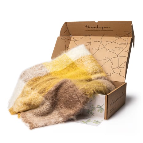 Image of Karoo Farm Box Camdeboo Karoo Mohair Blanket Gift Box