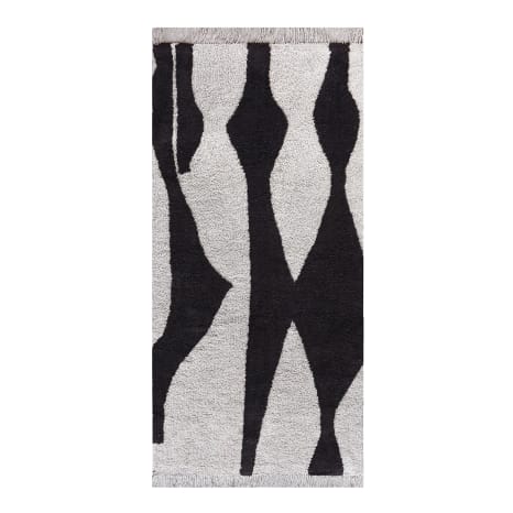 Image of Thread Office Monochrome Satara Tufted Runner, 80cm x 200cm