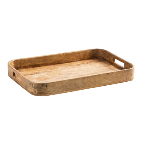 Image of Salisbury & Co Grove Rectangular Wooden Serving Tray, 50cm