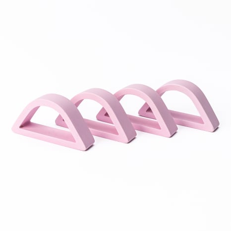 Image of Alkaline Arched Napkin Rings, Set of 4