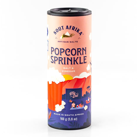 Image of Funky Ouma Sout Afrika Salt and Vinegar Popcorn Sprinkle, 160g