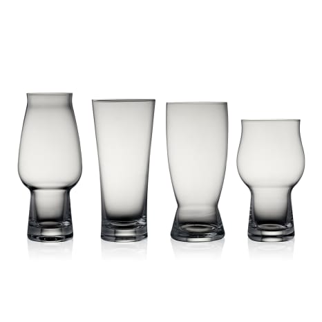 Image of Lyngby Glas Krystal Special Beer Glasses, Set of 4