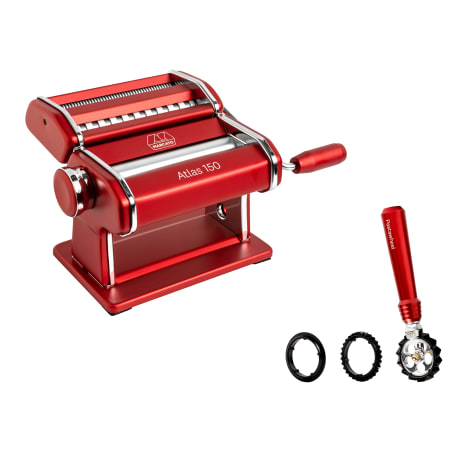 Image of Marcato Atlas 150 Manual Pasta Machine with Pasta Wheel