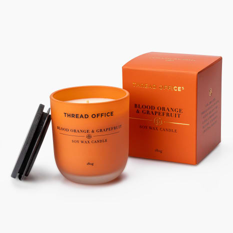 Image of Thread Office Blood Orange & Grapefruit Candle with Lid, 180g