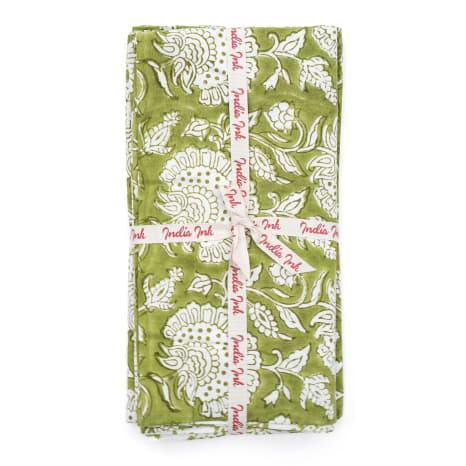 Image of India Ink Empire Contrast Wallflower Pillowcases, Set of 2