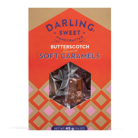Image of Darling Sweet Butterscotch Flavoured Soft Caramels, 45g
